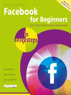 cover image of Facebook for Beginners in easy steps